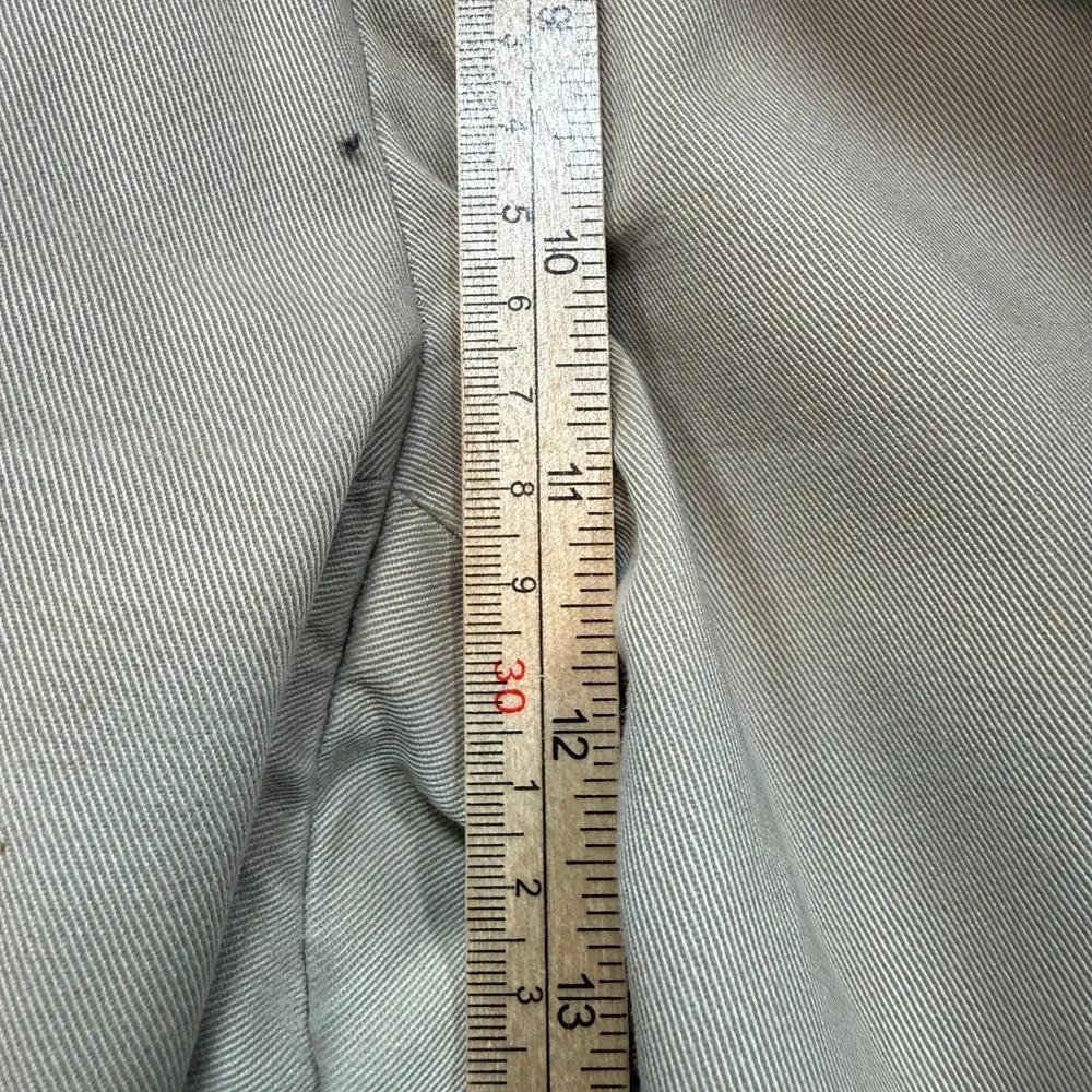 Polo Ralph Lauren Chino Pants Mens 35x32 Tan Pleated Classic Khaki‎ Trousers